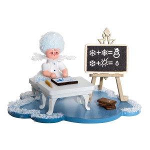 Schneeflöckchen Schüler auf Wolke