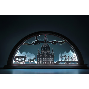 Schwibbogen Stadtlichter Dresden LED Farbwechsel