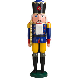 Nussknacker König XXL in Blau, 100 cm