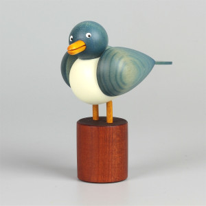 Möwe klein blau
