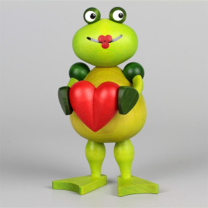 Frosch Frederike mit Herz