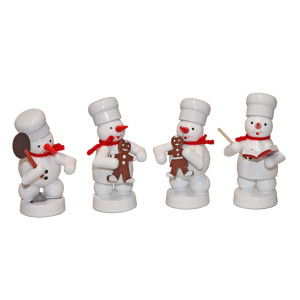 Schneemänner Weihnachtsbäckerei Bäckerquartett 6, 4-teilig