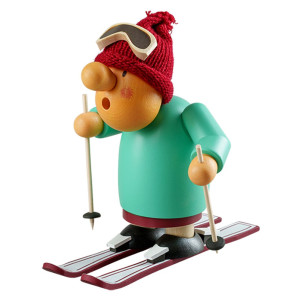 Müller Räuchermännchen Müllerchen auf Ski