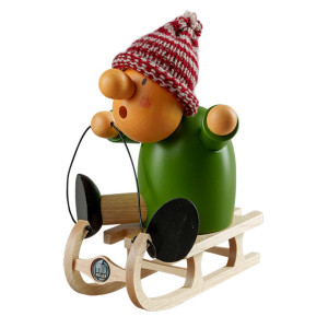 Müller Räuchermännchen Müllerchen Rodler