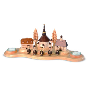 Teelicht Kerzenhalter Seiffener Dorf