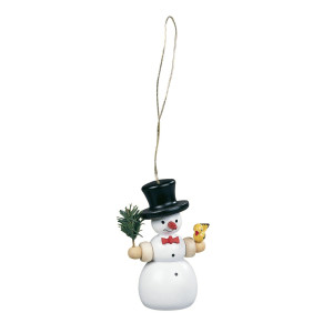 Baumbehang Schneemann, farbig