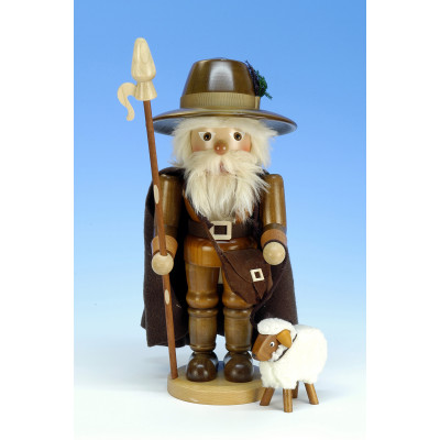 Nussknacker mit Schaf und Hellebarde