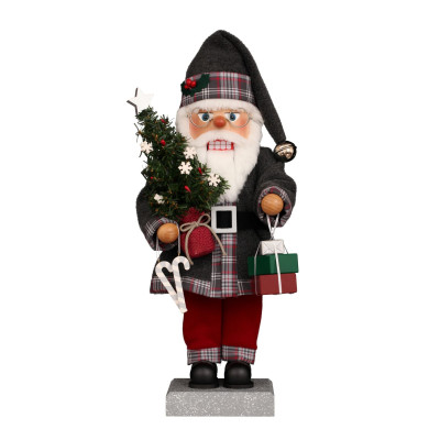 Nussknacker Weihnachtsmann Geschenkeübergabe