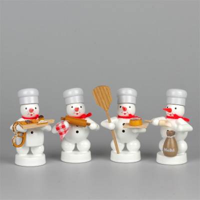 Schneemänner Weihnachtsbäckerei, 4-teilig