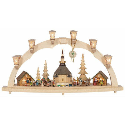 Schwibbogen Weihnachtsmarkt in Seiffen