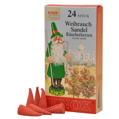 Räucherkerzen  - Weihrauch Sandel 35g, 24 Stk. Packung