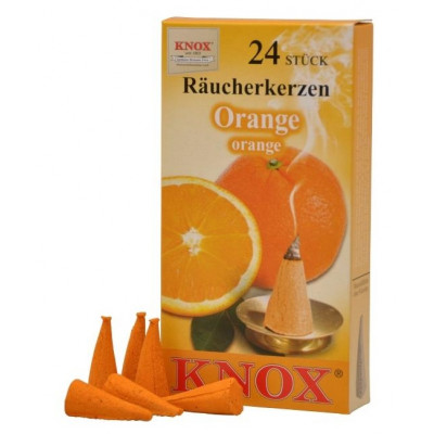 Räucherkerzen  - Gewürze - Orange 35g, 24 Stk. Packung