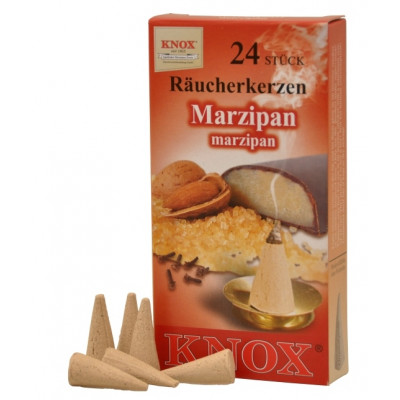 Räucherkerzen  - Gewürze - Marzipan 35g, 24 Stk. Packung