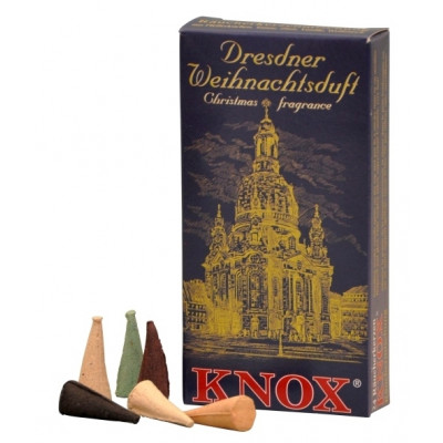 Dresdner Weihnachtsduft Räucherkerzen Mischung 35g, 24 Stk. Packung