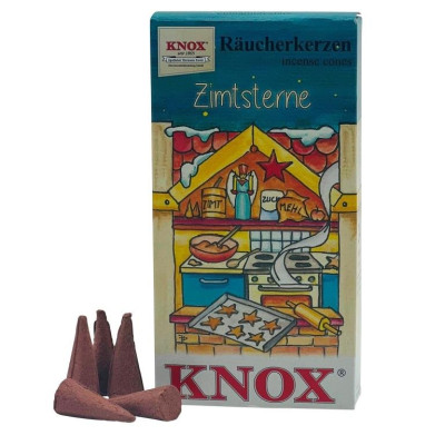 Räucherkerzen - Weihnachtsbäckerei Duft Zimtsterne 35g, 24 Stk. Packung