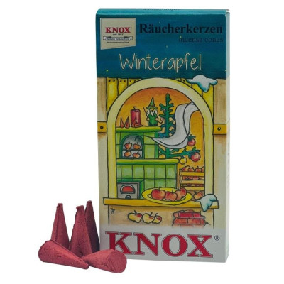 Räucherkerzen - Weihnachtsbäckerei Duft Winterapfel 35g, 24 Stk. Packung