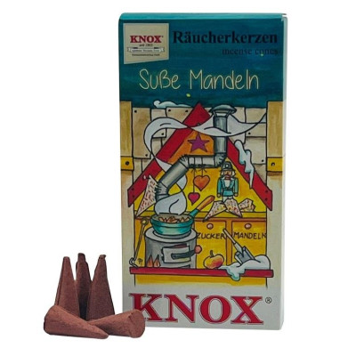 Räucherkerzen - Weihnachtsbäckerei Duft Süsse Mandeln 35g, 24 Stk. Packung