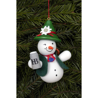 Baumbehang Schneemann Bayer