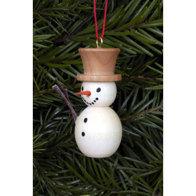 Baumbehang Schneemann Naturfarbe