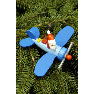 Baumbehang Weihnachtsmann im Flieger