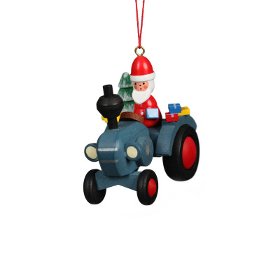 Baumbehang Traktor mit Weihnachtsmann