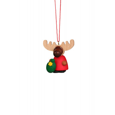 Baumbehang Elch Weihnachtsmann