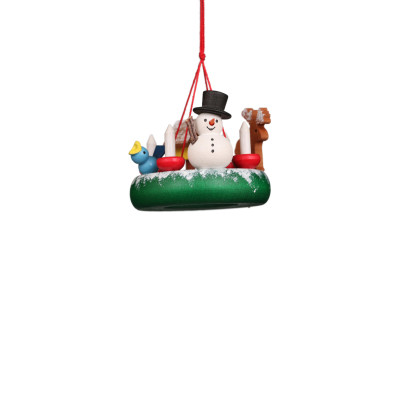 Baumbehang Kranz mit Schneemann - Auslaufartikel