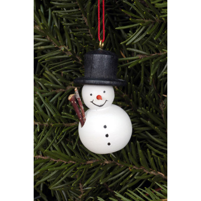Baumbehang Schneemann weiss