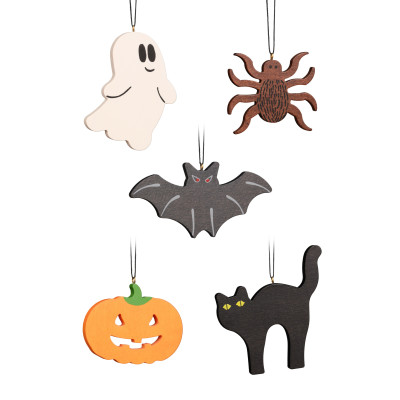 Baumbehang Halloween Sortiment, 5-teilig
