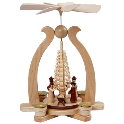 Bogenpyramide mit Spanbaum Christi Geburt