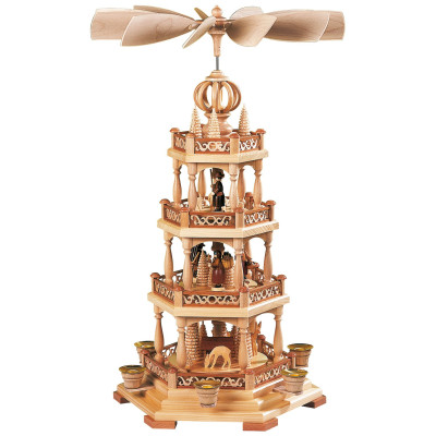Pyramide Waldmotiv, 3-stöckig