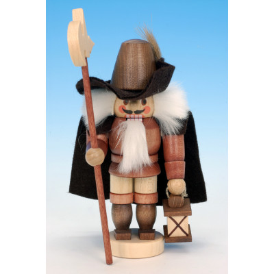 Nussknacker Mini Nachtwächter natur
