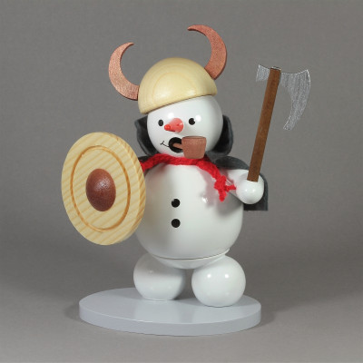 Räuchermann Schneemann Wikinger