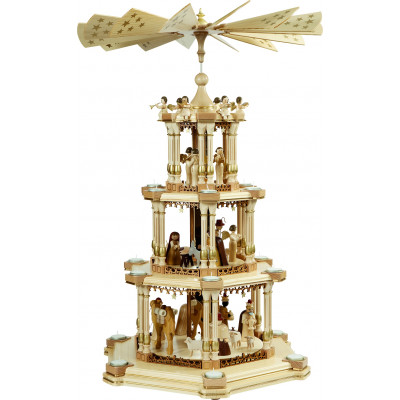 Spiegelpyramide Barock Christi Geburt, natur
