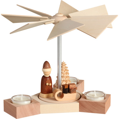 Tischpyramide Hexagonum Weihnachtsmann - Auslaufartikel