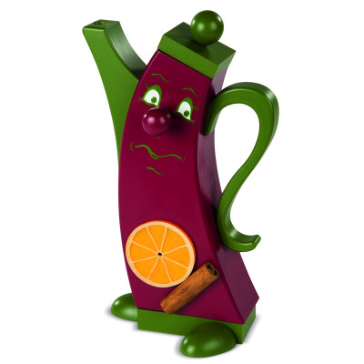 Moderne Räucherfigur Kanne Glühwein