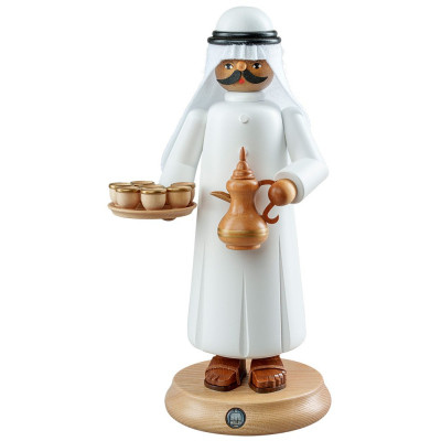 Müller Räuchermann Araber mit rauchender Kaffeekanne