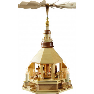 Pyramide Seiffener Kirche, elektrisch