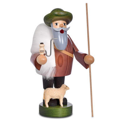 KWO Räucherfigur Schäfer mit seinem Schäfchen