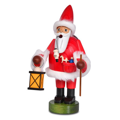 KWO Räuchermännchen Weihnachtsmann mit Laterne