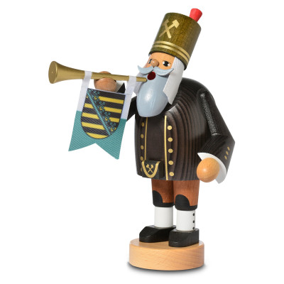 KWO Räuchermännchen Bergmann mit Trompete