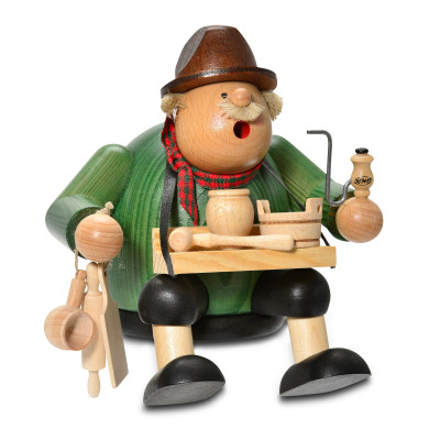 Räuchermännchen Kantenhocker Holzwarenhändler