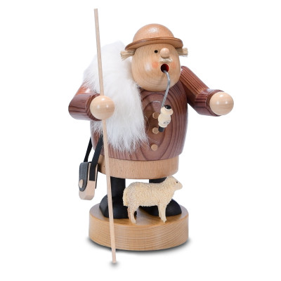 KWO Räuchermännchen Schäfer mit Schaffell
