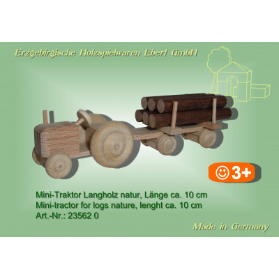 Mini-Traktor Langholz natur