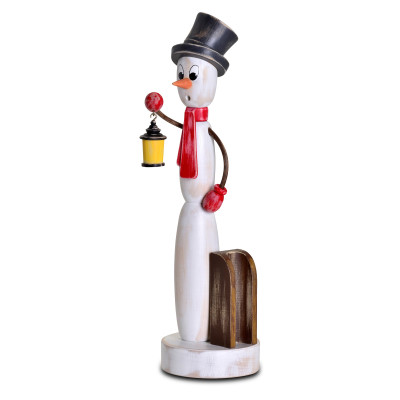 KWO Räuchermännchen Shabby Chic Schneemann