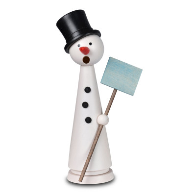 KWO Räuchermännchen Schneemann Herbert weiß