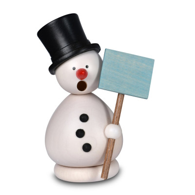 KWO Räuchermännchen Schneemann Günter weiß