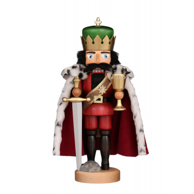 Nussknacker König Arthur, lasiert