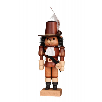 Nussknacker Gestiefelter Kater natur