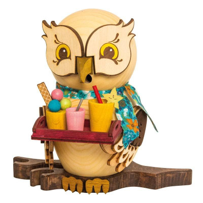 Räuchereule mit Cocktails